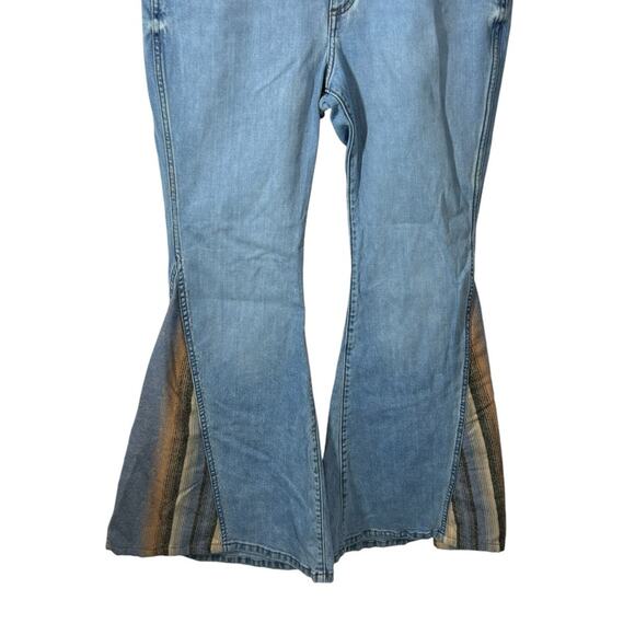 Wrangler x Pendleton Trumpet High Rise Flare Jeans 30x32 Rare Collaboration - Picture 6 of 14